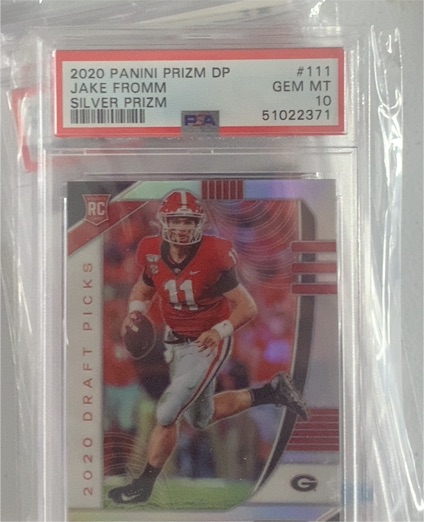 2020 Panini Prizm DP #111 Jake Fromm — front