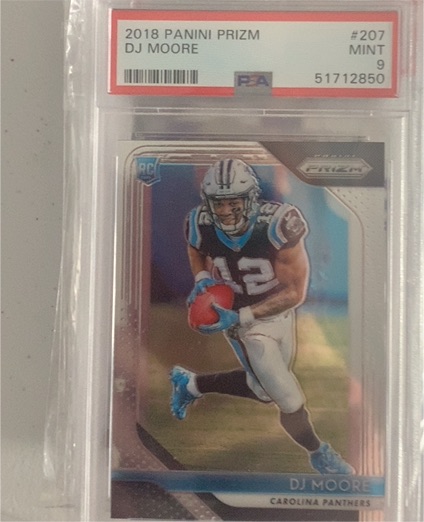 2018 Panini Prizm #207 DJ Moore — front
