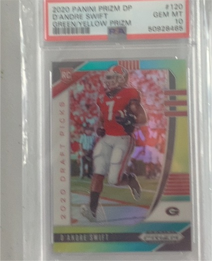 2020 Panini Prizm Draft Picks #120 D'Andre Swift — front