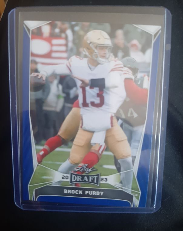2023 Leaf Draft #19 Brock Purdy — front
