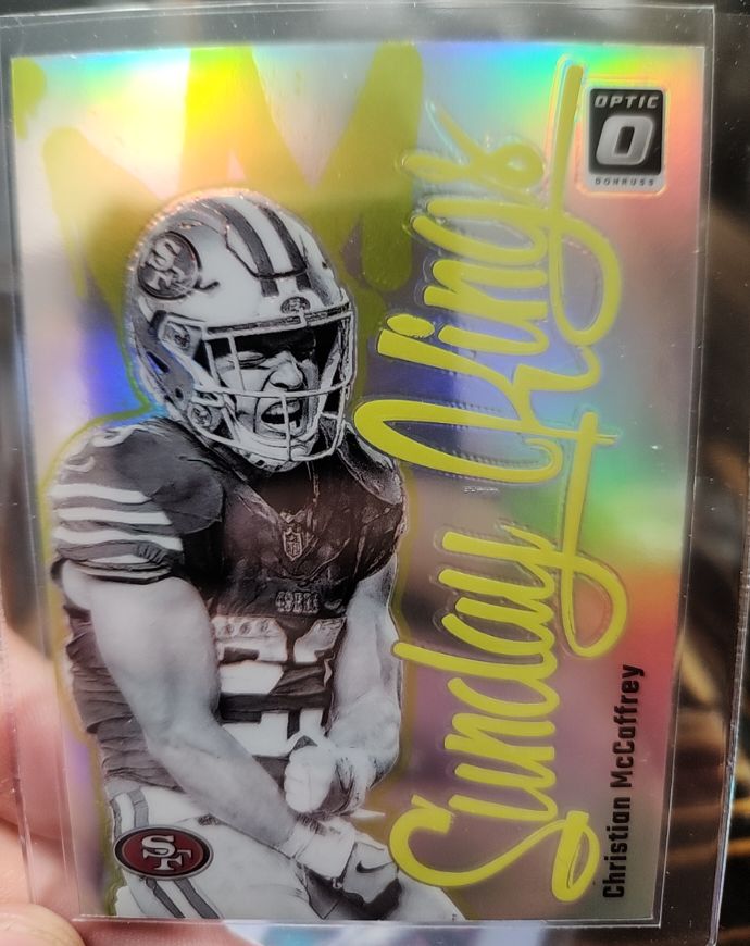 2024 Panini Donruss Optic Sunday Kings #27 Christian McCaffrey — front