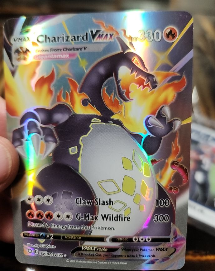2021 Pokémon Shining Fates #SV107 Charizard VMAX — front