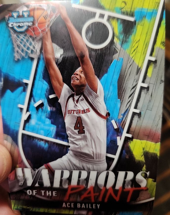 2024-25 Bowman University Chrome #WP-8 Ace Bailey Warriors of the Paint — front