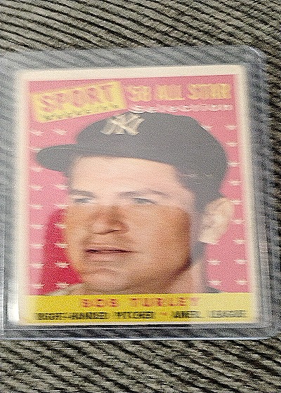 1958 Sportflics #50 Bob Turley — front