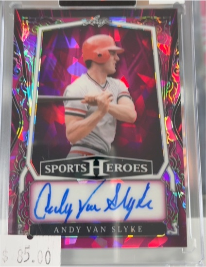 2025 Leaf Sports Heroes #BA-AVS Andy Van Slyke — front