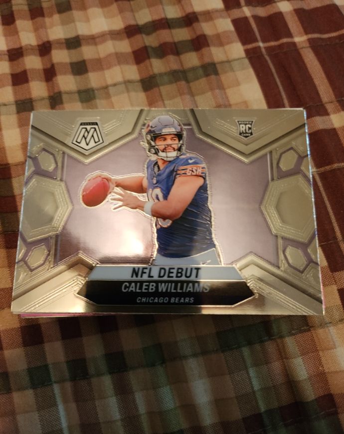 2024 Panini Mosaic #289 Caleb Williams NFL Debut Rookie Card — front