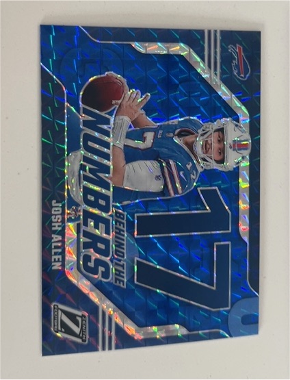 2023 Panini Zenith Behind the Numbers #17 Josh Allen — front