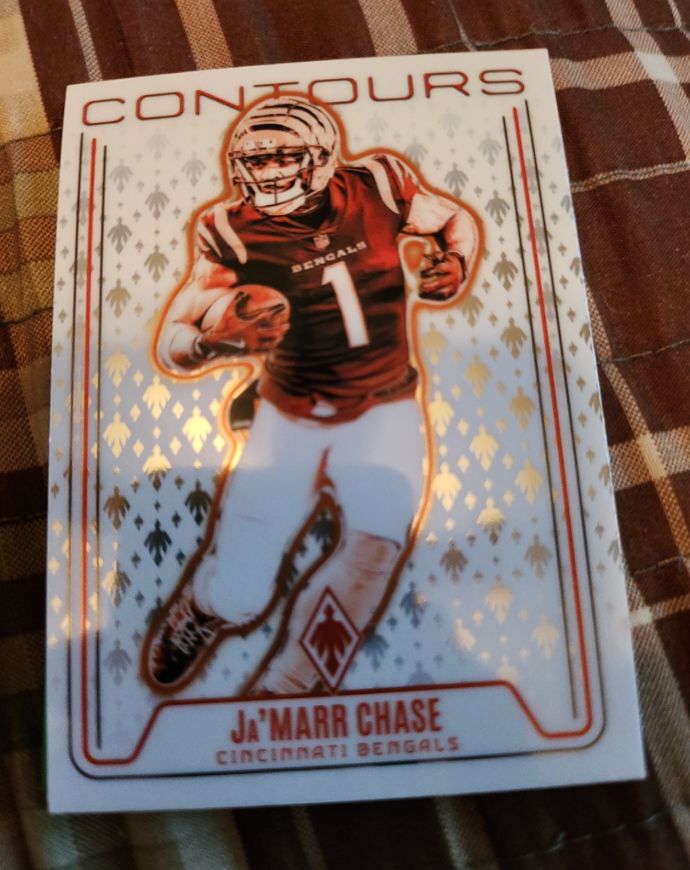 2024 Panini Phoenix #CON-JCE Ja'Marr Chase Contours — front