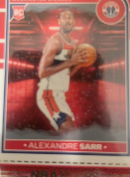 2024-25 Hoops Winter #232 Alexandre Sarr — front