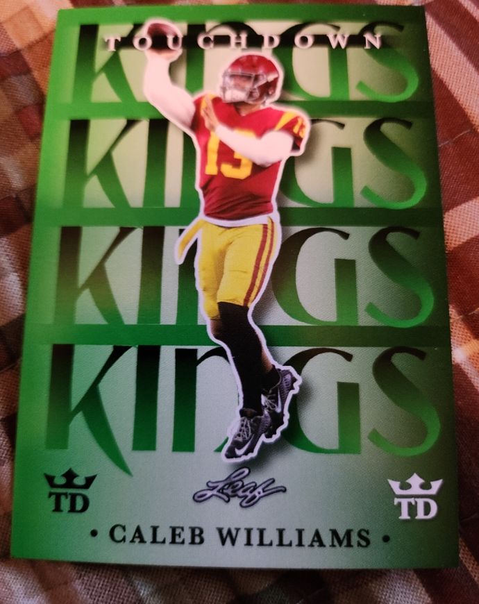 2024 Leaf Football Touchdown Kings #TDK-6 Caleb Williams — front