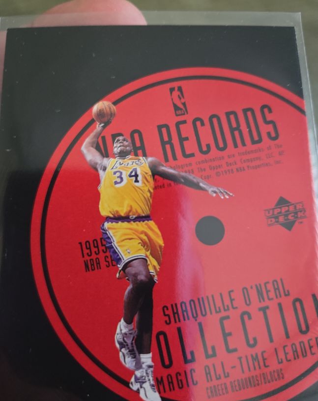 1997-98 Upper Deck NBA Records Collection #RC13 Shaquille O'Neal — front