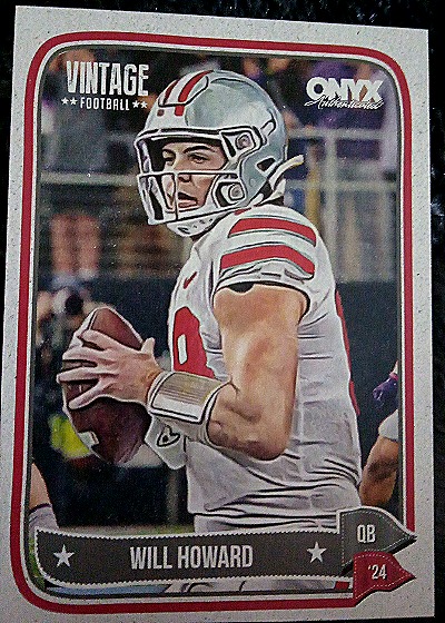 2024 Onyx Vintage #OVWIHO Will Howard — front