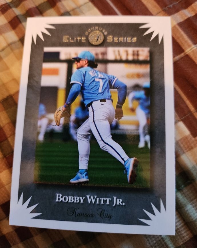 2025 Donruss #15 Bobby Witt Jr. Elite Series Kansas City Royals — front