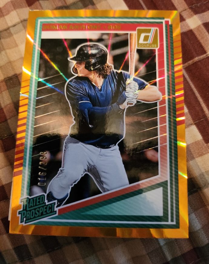 2025 Donruss Rated Prospect #155 Roman Anthony — front