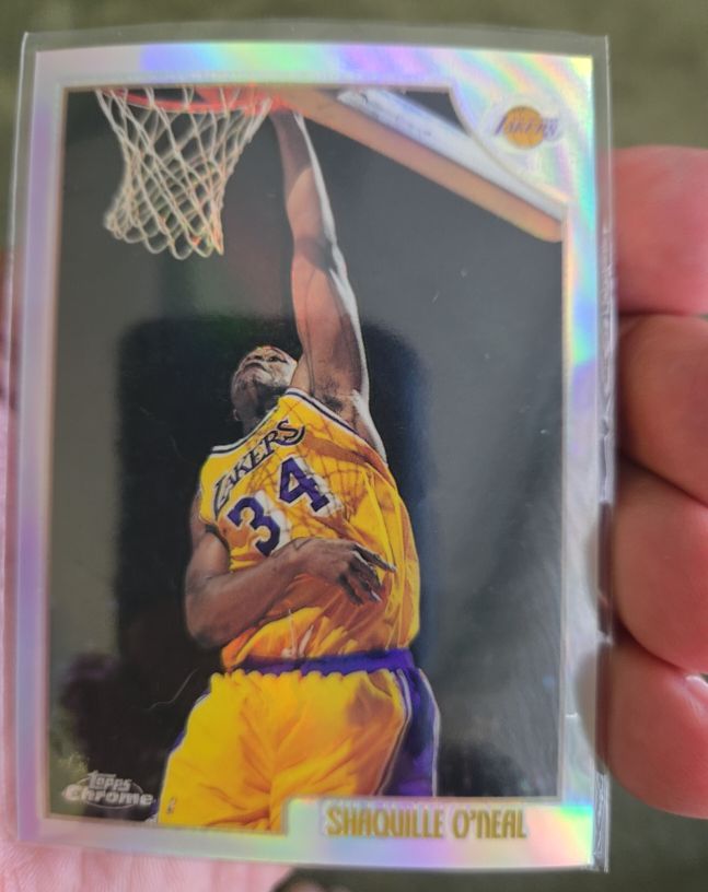 1998-99 Topps Chrome #175 Shaquille O'Neal — front