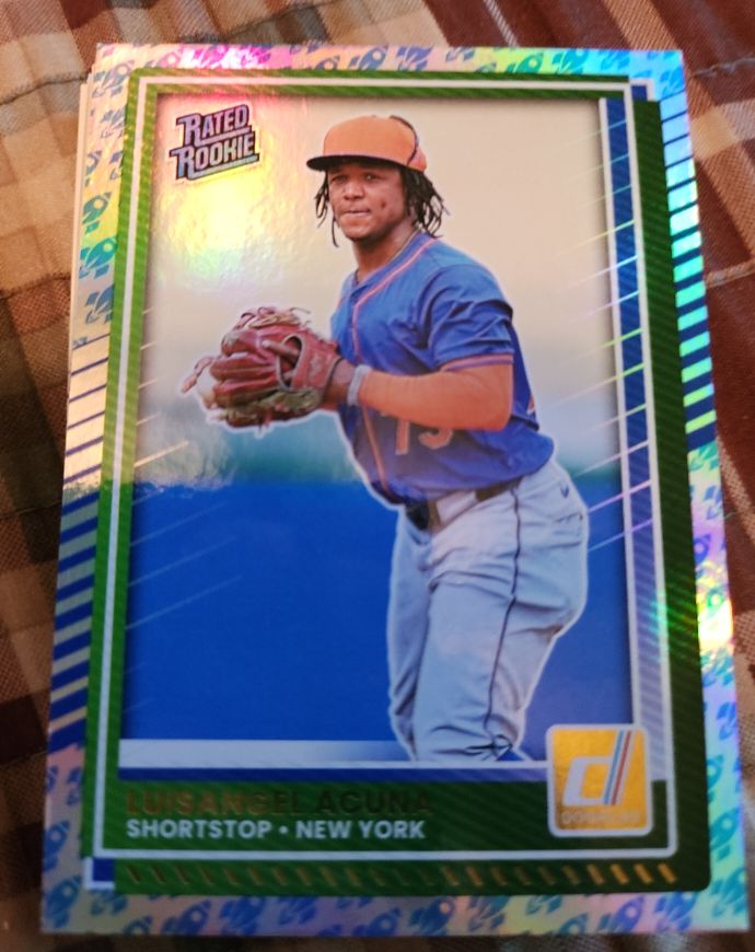 2025 Panini Donruss #1 Luisangel Acuna — front