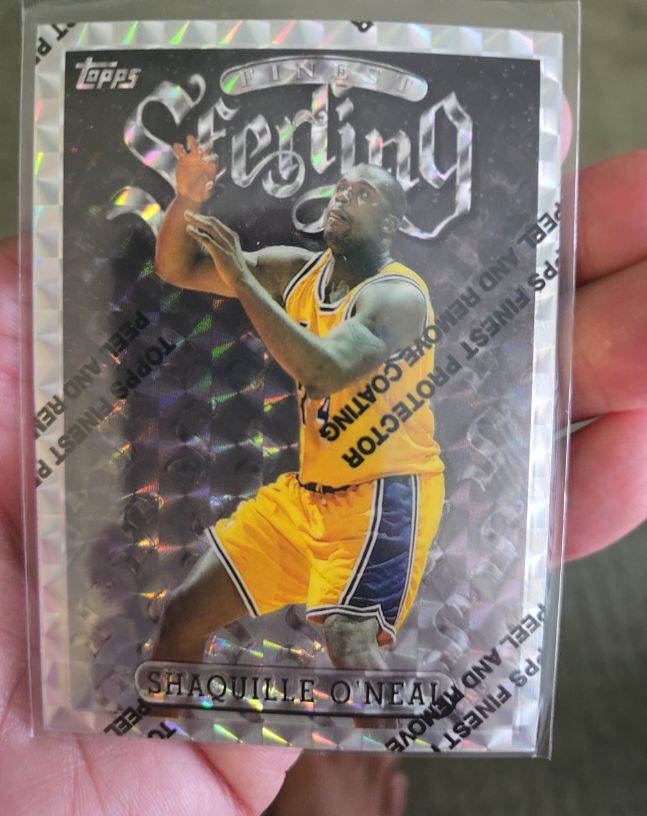 1996-97 Topps Finest Sterling #289 Shaquille O'Neal — front