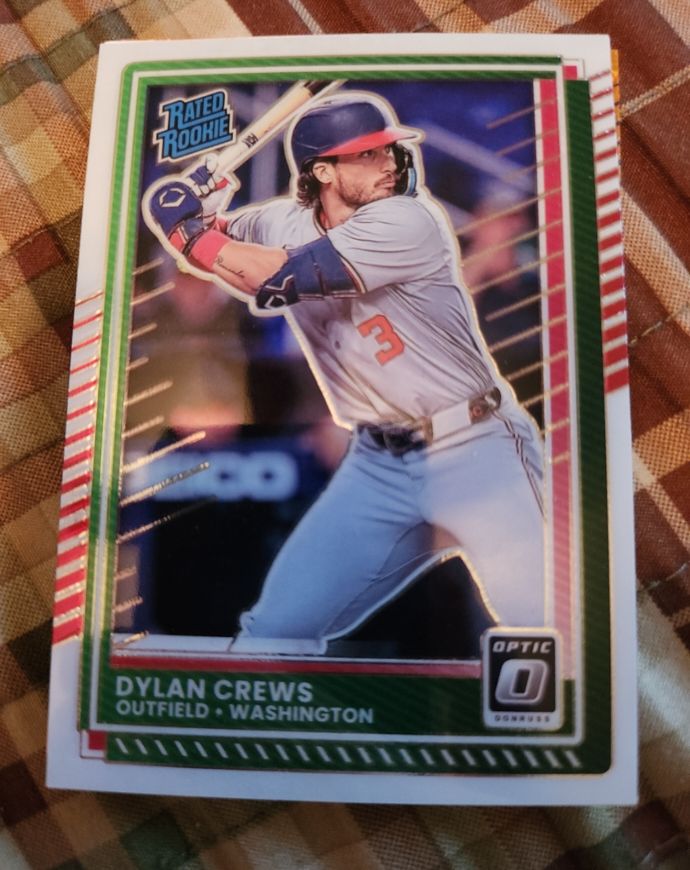 2025 Donruss Optic #54 Dylan Crews — front