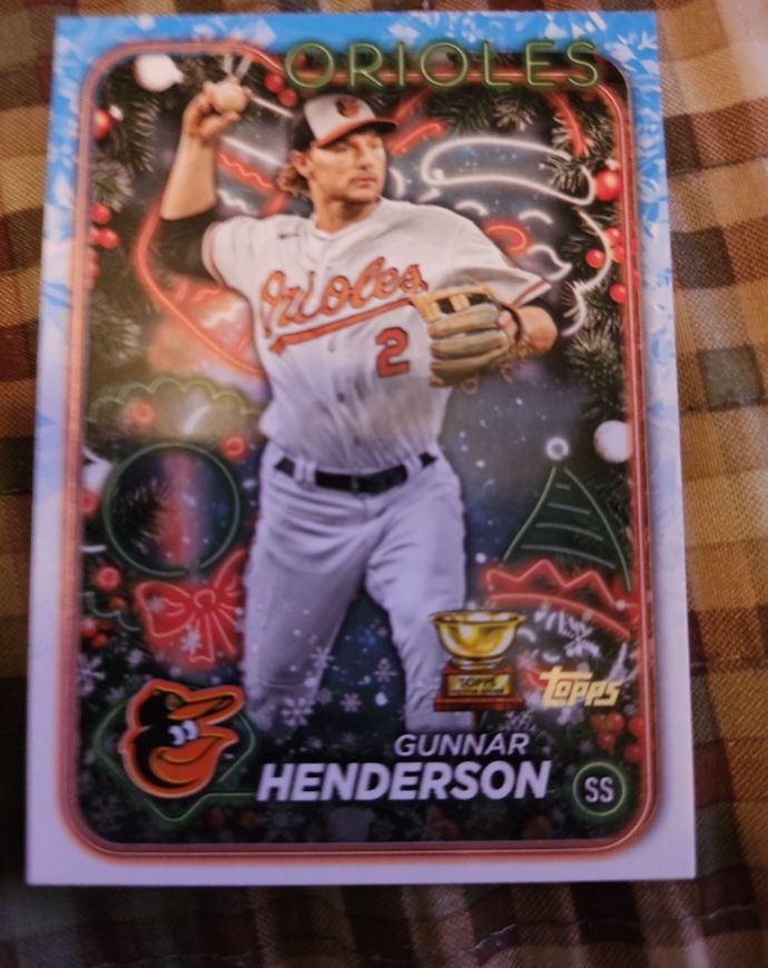 2024 Topps Holiday #H150 Gunnar Henderson — front