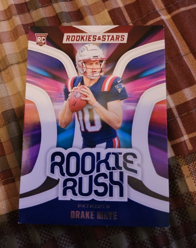2024 Panini Rookies & Stars - Rookie Rush #RR-DME Drake Maye — front
