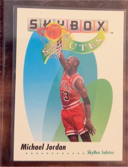 1991-92 SkyBox Salutes #572 Michael Jordan — front
