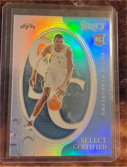 2023-24 Panini Select Certified #3 Victor Wembanyama — front