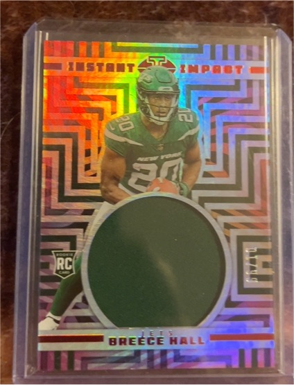2022 Panini Illusions #II-BH Breece Hall — front
