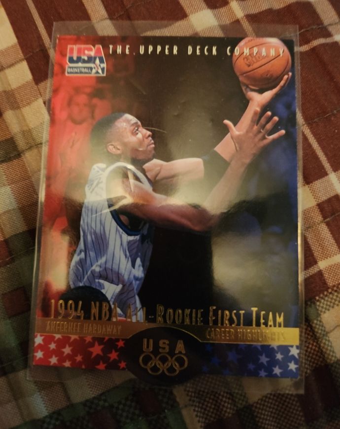 1996 Upper Deck USA #2 Anfernee Hardaway — front