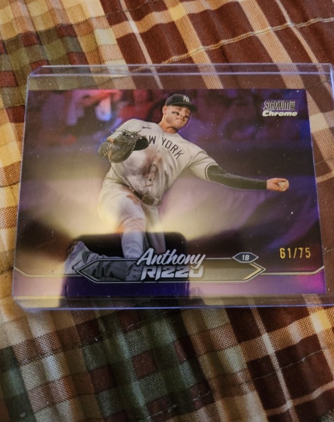 2024 Topps Stadium Club Chrome #116 Anthony Rizzo — front