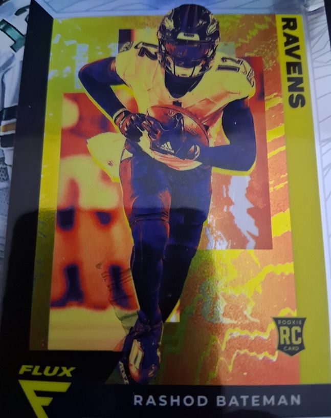 2021 Panini Chronicles Flux Rookies #FX-15 Rashod Bateman — front