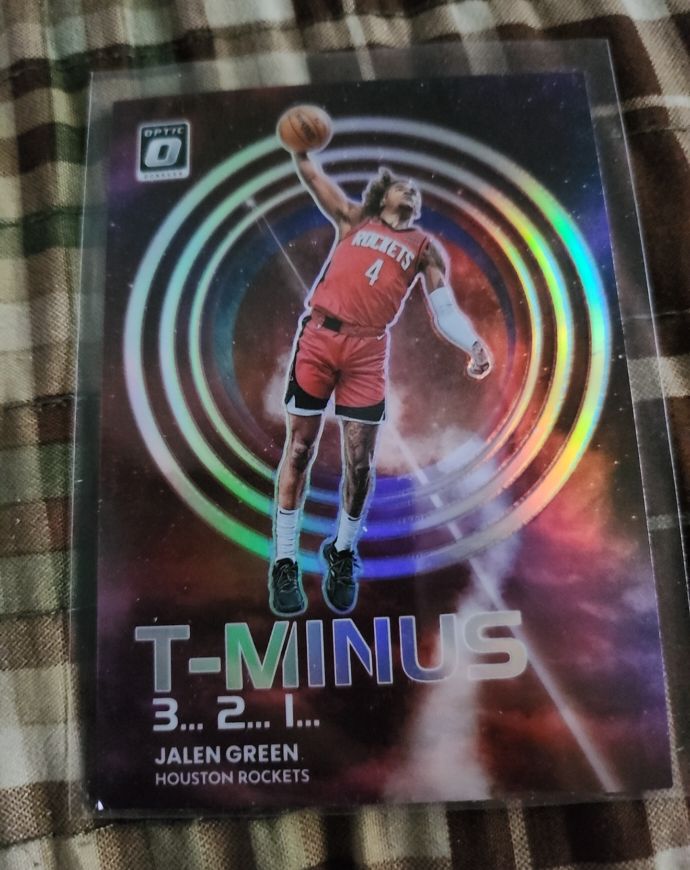 2022-23 Donruss Optic #13 Jalen Green T-Minus 3...2...1... — front