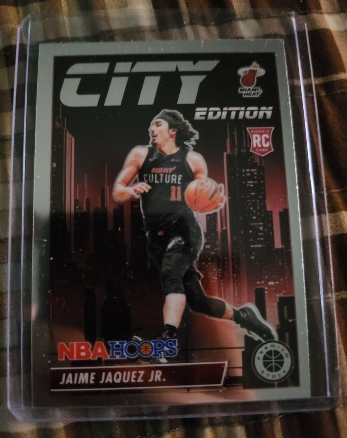 2023-24 Panini NBA Hoops Premium Stock City Edition #22 Jaime Jaquez Jr. — front
