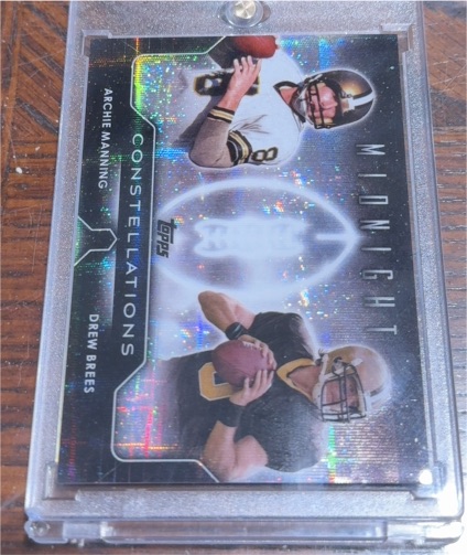 2024 Topps Midnight Constellations #C-17 Archie Manning/Drew Brees — front