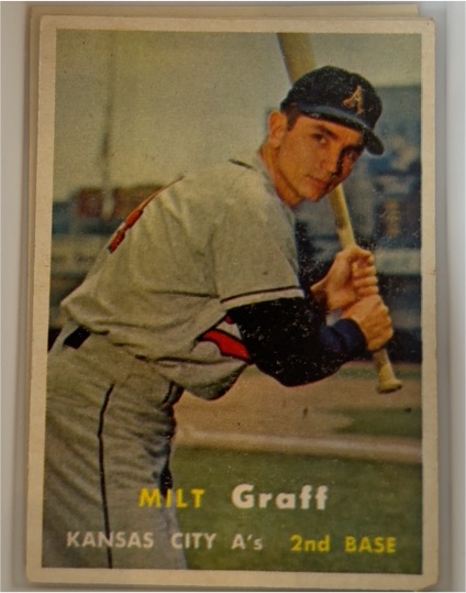 1957 Topps #369 Milt Graff — front