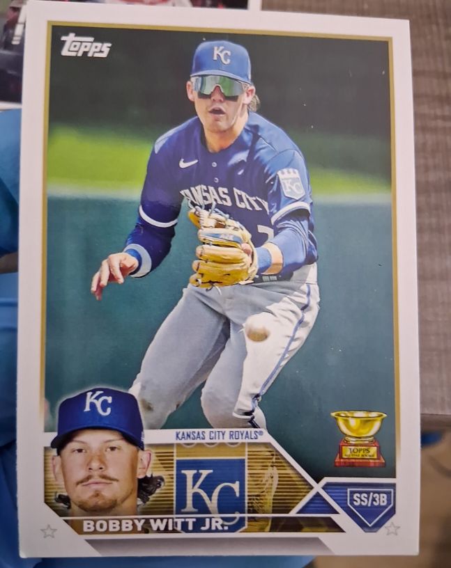 2023 Topps Series 1 #7 Bobby Witt Jr. — front