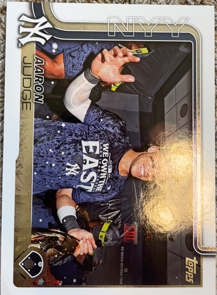 2025 Topps Series 1 Companion Card #CTB-5 Aaron Judge — front