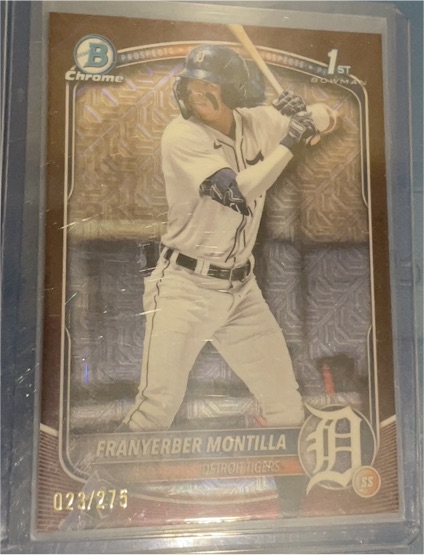 2025 Bowman Chrome #BCP-5 Franyerber Montilla — front