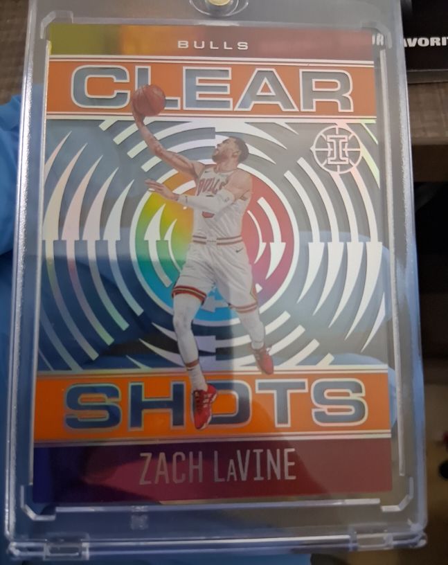 2020-21 Panini Illusions #6 Zach LaVine Clear Shots — front