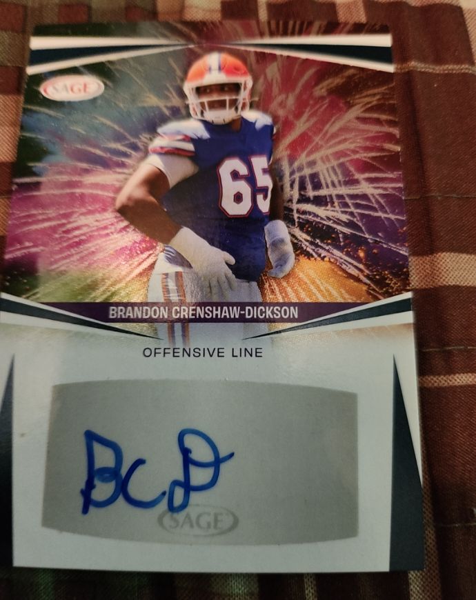 2025 Sage Low Series #A-BCD Brandon Crenshaw-Dickson — front