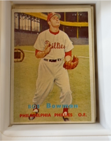 1957 Topps #332 Bob Bowman — front