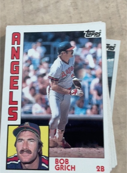1984 Topps #415 Bob Grich — front