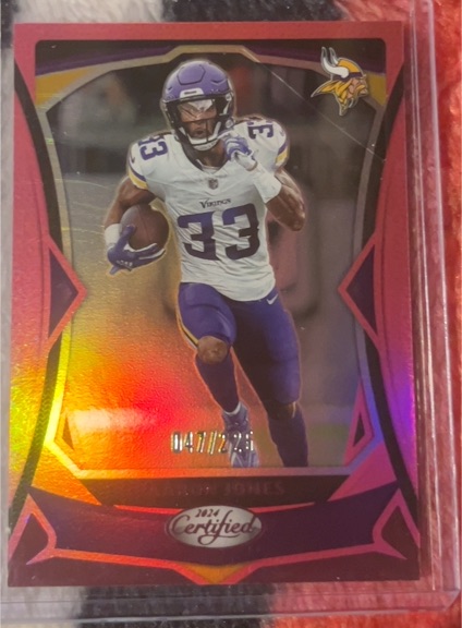 2024 Panini Certified #1 Aaron Jones — front