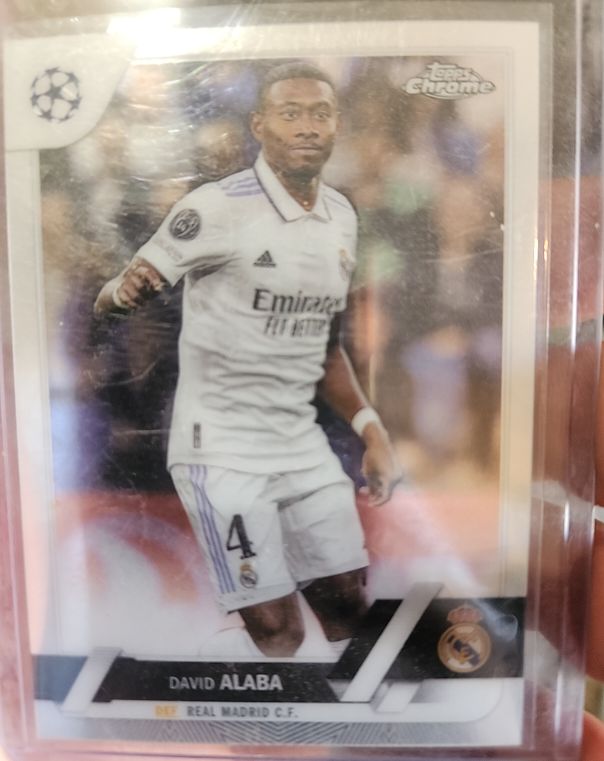 2022-23 Topps Chrome UEFA Club Competitions #82 David Alaba — front