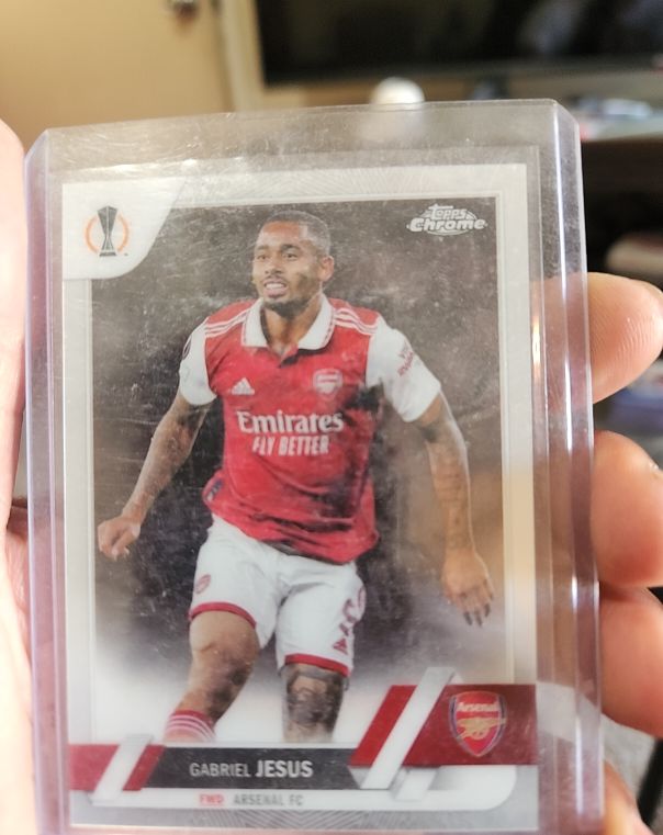 2022-23 Topps Chrome UEFA Club Competitions #38 Gabriel Jesus — front