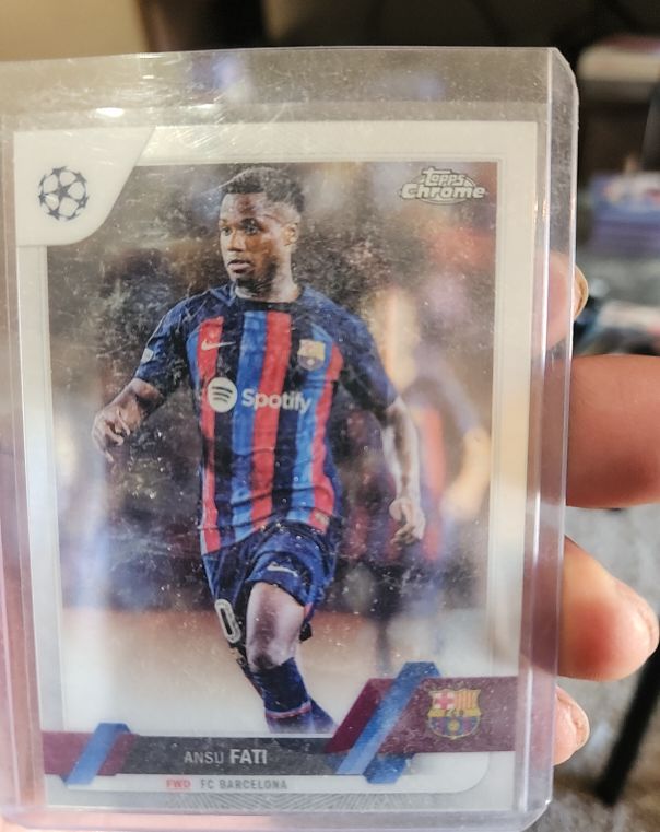 2022-23 Topps Chrome UEFA Club Competitions #193 Ansu Fati — front