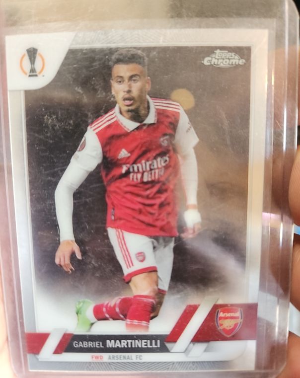 2022-23 Topps Chrome UEFA Club Competitions #57 Gabriel Martinelli — front