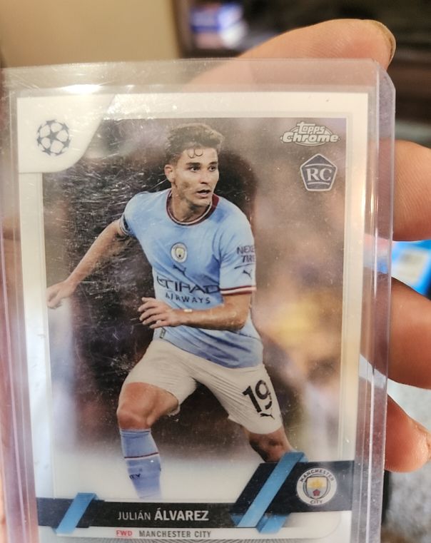 2022-23 Topps Chrome UEFA Club Competitions #68 Julián Álvarez — front