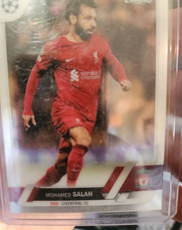 2022-23 Topps Chrome UEFA Club Competitions #71 Mohamed Salah Liverpool FC — front