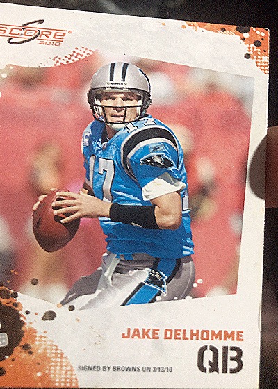 2010 Score #66 Jake Delhomme — front