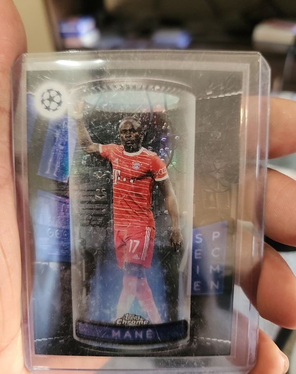 2022-23 Topps Chrome UEFA Club Competitions Specimen #S-5 Sadio Mane — front